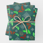 Rustikale Weihnachtsvibes Geschenkpapier Set (Beispiel)