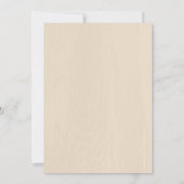 Rustikale Weihnachtszeit-Party Einladung (Rückseite)