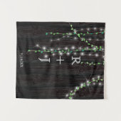 Rustikale Weinberge und Lichter - Hintergrund für  Wandteppich (Vorderseite (Horizontal))