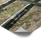 Rustikale Weingärten Poster (Ecke)