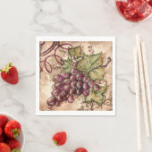 Rustikale Weinkeller Serviette (Beispiel)