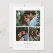 Rustikale Weinkellerei Hochzeit Save The Date (Rückseite)