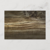 Rustikale Weinkellerei - Hochzeiten Begleitkarte (Rückseite)