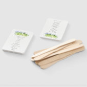 Rustikale Weinkellerei Hochzeitsprogramm für Weinb Fächer (Non-assembled)