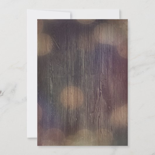 Rustikale Weinkellerei und Hochzeit von String Lig Einladung (Rückseite)