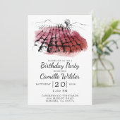 Rustikale Weinprobe Weinkeller Weinkeller Geburtst Einladung (Stehend Vorderseite)