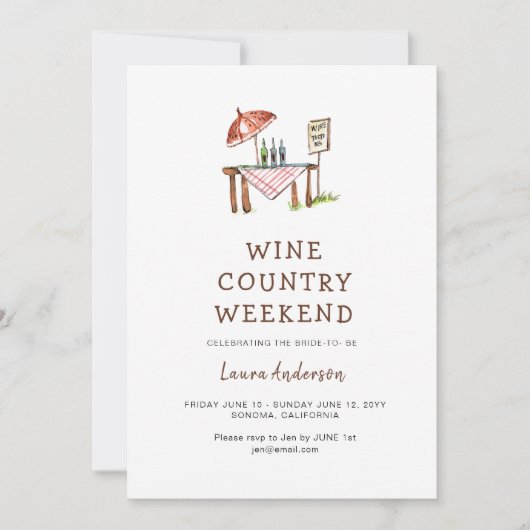 Rustikale Weinroute Mendrisiotto Einladung (Vorderseite)