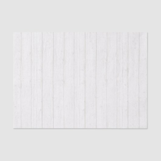 Rustikale, weiße, gepanzerte Holzstallplatten Seidenpapier (Vorderseite)