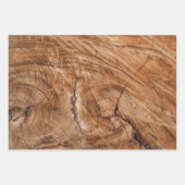 Rustikale weiße Poinsettien und Grünpflanzen Geschenkpapier Set (Vorderseite 2)