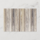 Rustikale Welpenbücher für Kinder Begleitkarte (Rückseite)