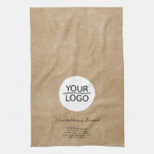 Rustikale Werbeaktion für benutzerdefinierte Textf Geschirrtuch (Vertikal)