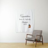 Rustikale Western-Abschlussfeier Wandteppich (Beispiel)