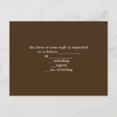 rustikale Western Bauernhof alte Scheune Hochzeit Einladungspostkarte (Rückseite)