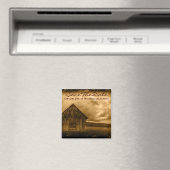 rustikale Western Bauernhof alte Scheune Hochzeit Magnet (In Situ (Geschirrspüler))