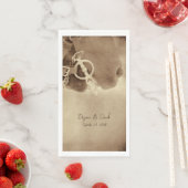 Rustikale Western Brown Horse Wedding Serviette (Beispiel)