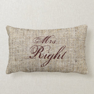 Rustikale Western Country Burlap Sonnenblume Hochz Lendenkissen