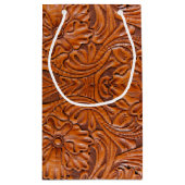 Rustikale Western Cowboyhochzeit Kleine Geschenktüte (Rückseite)