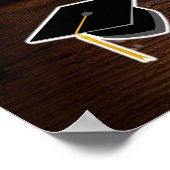 Rustikale Western Graduation Party Willkommen Poster (Ecke)