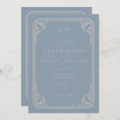 Rustikale Western Hochzeit Einladung (Vorne/Hinten)