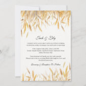 Rustikale Western Hochzeit Einladung (Vorderseite)