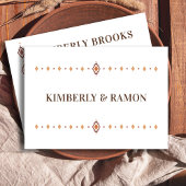 Rustikale Western Hochzeit Einladung