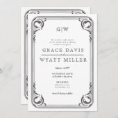 Rustikale Western Hochzeit Einladung (Vorne/Hinten)