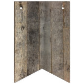 Rustikale Western Holzkornstall Hochzeit Wimpelkette (Erste Fahne)