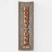 Rustikale Western HONKY TONK Vert ID1318 Banner (Vertikal)