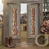 Rustikale Western HONKY TONK Vert ID1318 Banner