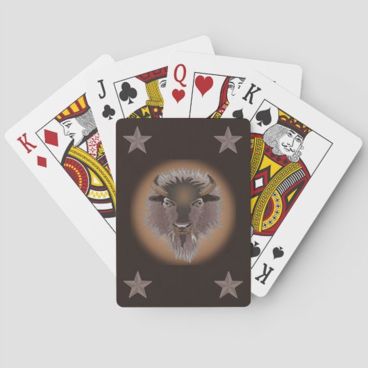 Rustikale Western-Pfade Spielkarten (Rückseite)