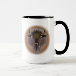Rustikale Western Plains Bison Tasse