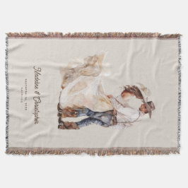 Rustikale Western Ranch Hochzeit Decke