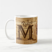 Rustikale Western-Rodeo-Mutter-Foto Kaffeetasse (Links)