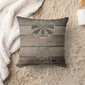 Rustikale Wetterwaldlandmeile Kissen (Decke)