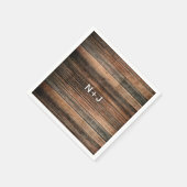 Rustikale Wetterwetterwetterwetterfestung Serviette (Ecke)