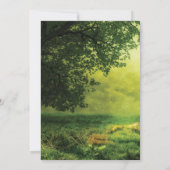 Rustikale Whimsical-Woodland-Hochzeit Einladung (Rückseite)