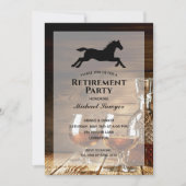 Rustikale Whiskey-Party Einladungen (Vorderseite)