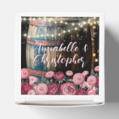 Rustikale Whisky-Eichel-Hochzeit im Freien Geschenkschachtel (Oben)