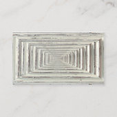 Rustikale White Frame & Chalkboard Hochzeitskollek Begleitkarte (Rückseite)