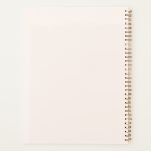 Rustikale Wiederholung "Mama" Planer (Rückseite)