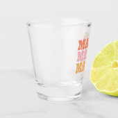 Rustikale Wiederholung "Mama" Schnapsglas (Links)