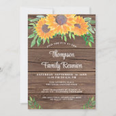 Rustikale Wiedersehen Einladung (Vorderseite)