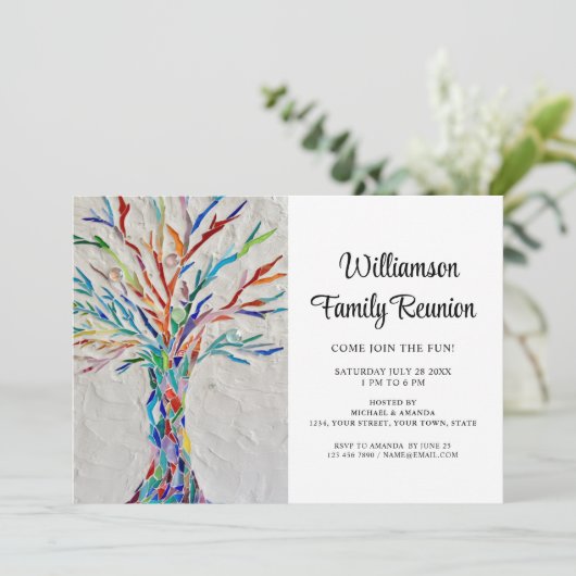 Rustikale Wiedersehen Einladung (Stehend Vorderseite)