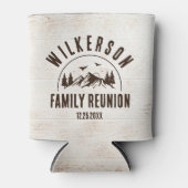 Rustikale Wiedersehen-Kabine Holzretro Dosenkühler (Vorderseite)