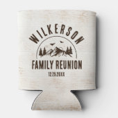 Rustikale Wiedersehen-Kabine Holzretro Dosenkühler (Rückseite)