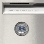 Rustikale Wiedersehen-Keepake-Letter R-Monogramm Magnet (In Situ (Geschirrspüler))