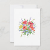 Rustikale, wild lebende Blume Hochzeit von RSVP (Rückseite)