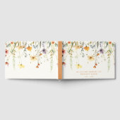 Rustikale Wildblume Beerdigung Gästebuch (Voll)