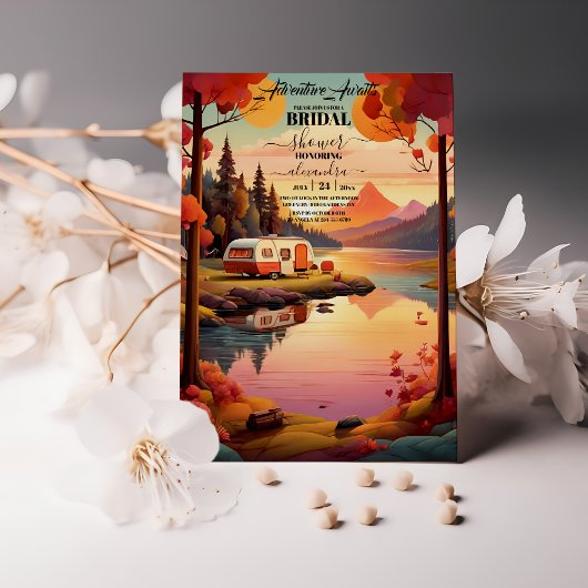 Rustikale Wildblume Boho Brautparty Einladung