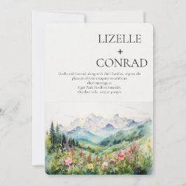 Rustikale Wildblume | Boho Einladung